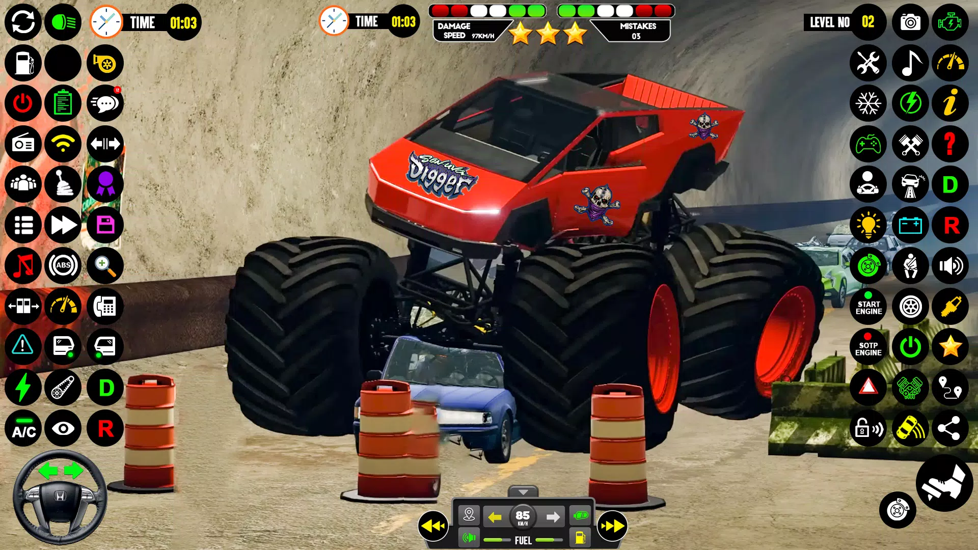 4x4 Monster Truck Game - Derby Captura de pantalla 3