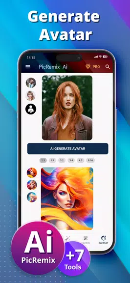 PicRemix AI Art & Avatars Capture d'écran 0
