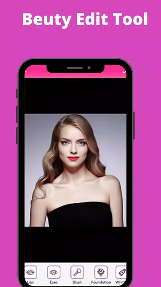 Beauty makeup Photo Editor Captura de tela 2