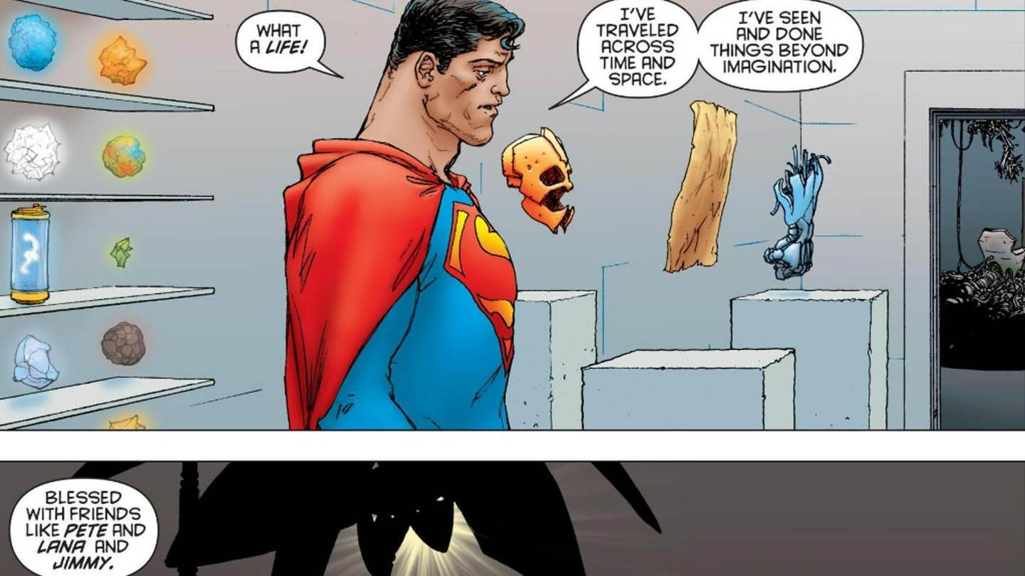 Superman</p> সুপারম্যান যখন শিরোনামের চরিত্রটি, 