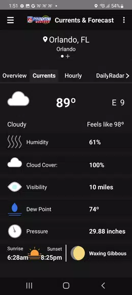 News 6 Pinpoint Weather - WKMG 스크린샷 2