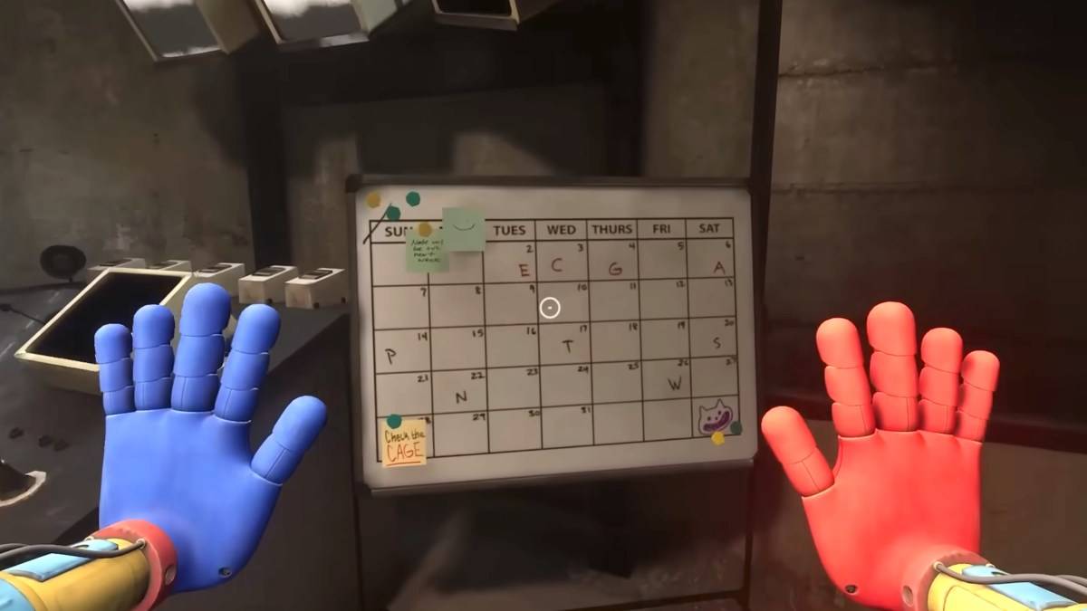 Poppy Playtime Capítulo 4 CALENDÁRIO DE CAGA Puzzle