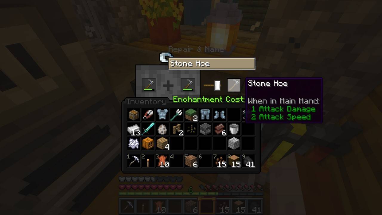 Pag -aayos ng mga item sa Minecraft