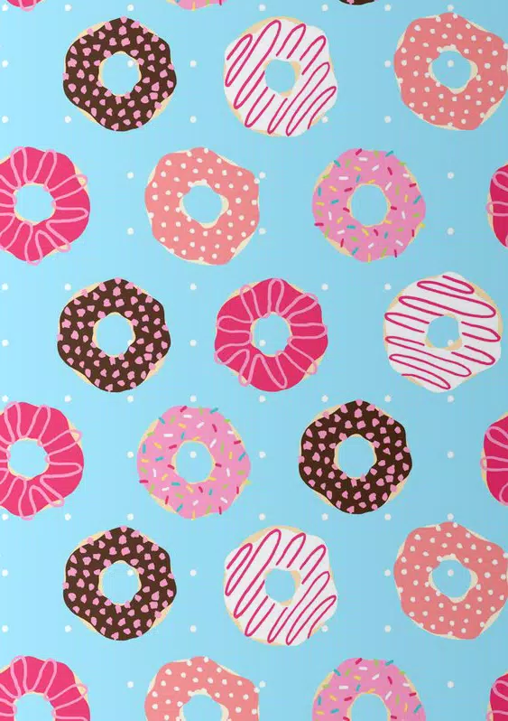 Cute Donut Wallpaper HD 4K Capture d'écran 3