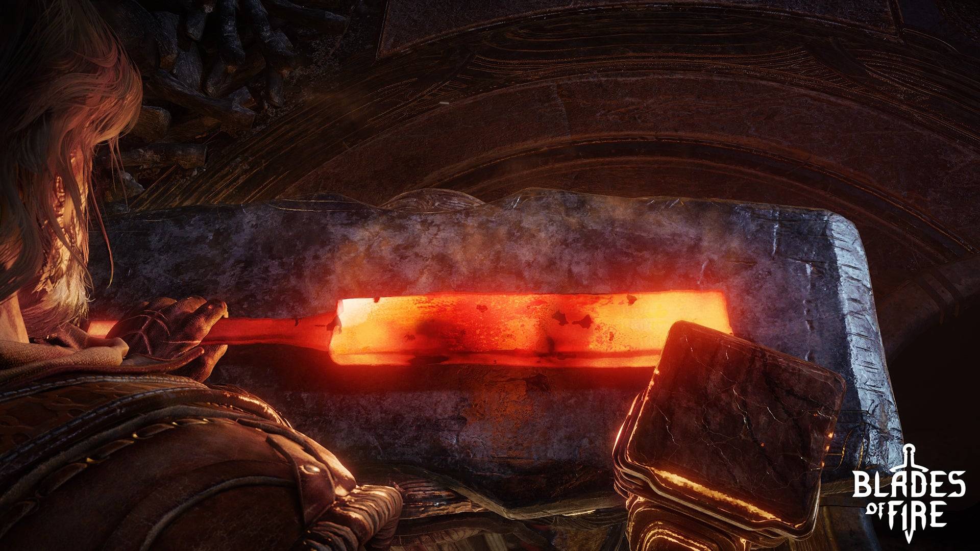 Custom weapon crafting appears central to Blades of Fire