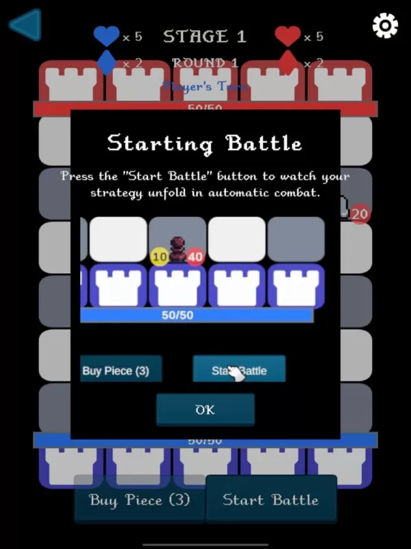 Real Auto Chess gameplay showing chess pieces arranged strategically on a board