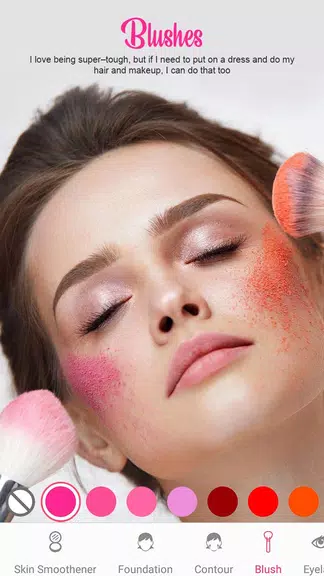 Beauty Face Makeover Camera Скриншот 0