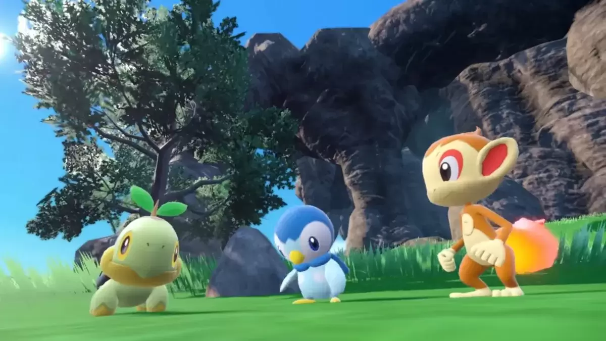 Gen 4 avvia Turtwig, Piplup e Chimchar in Pokémon Scarlet & Violet