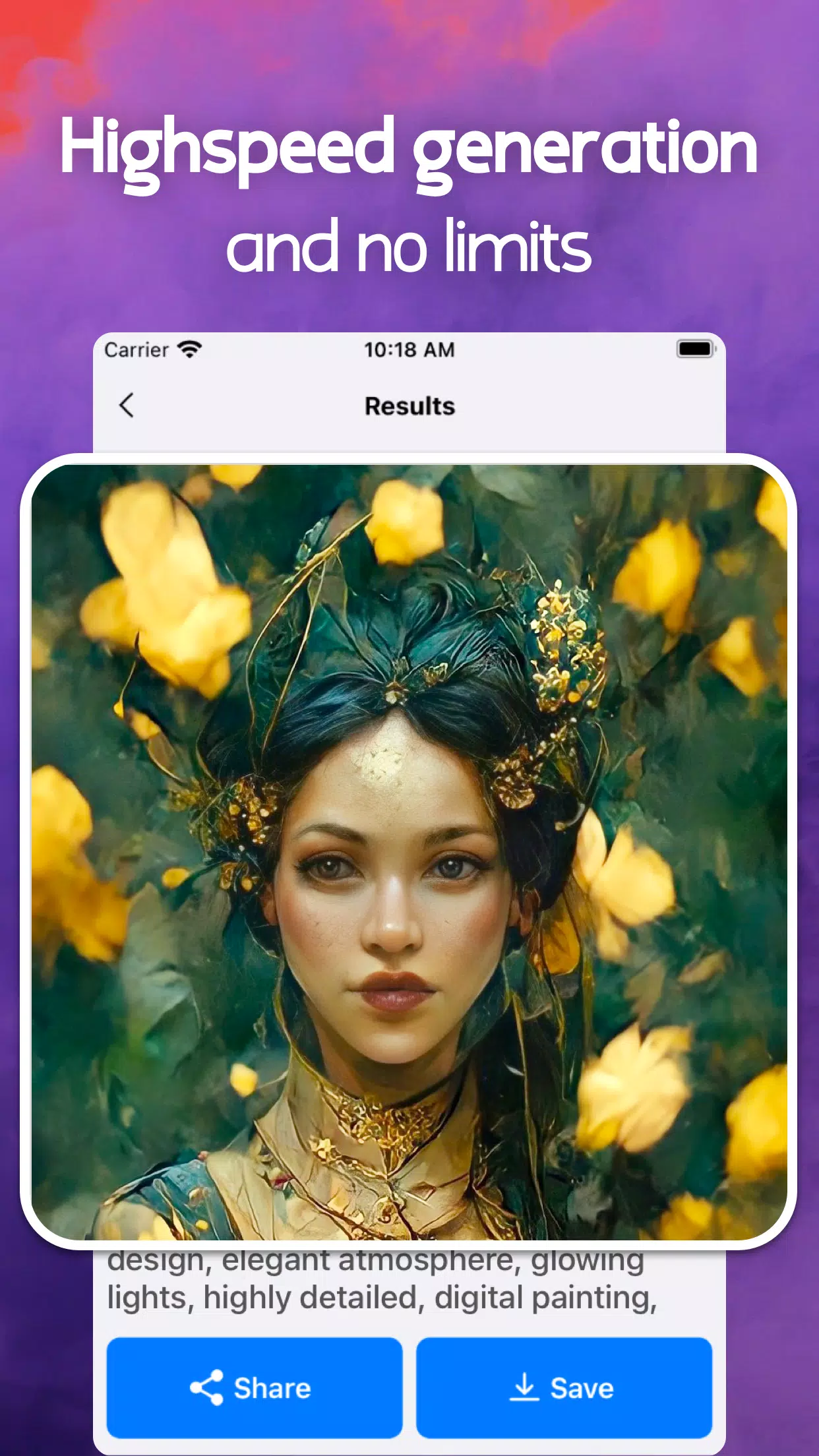 AI Generated Art Generator スクリーンショット 0