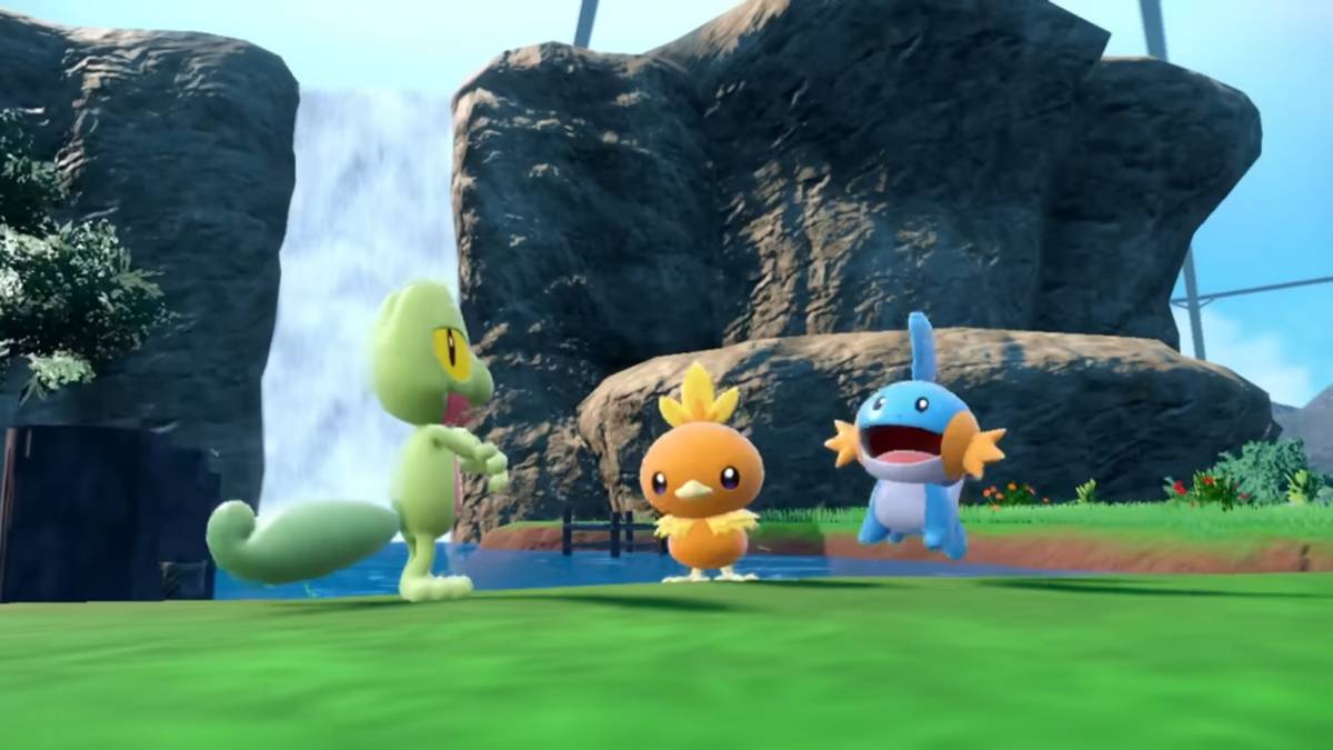 Treecko, Torchic e Mudkip di Gen 3 in Pokémon Scarlet & Violet
