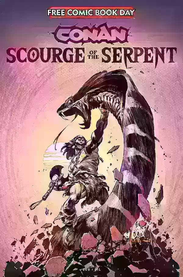 Conan Battles Serpent God in FCBD Special