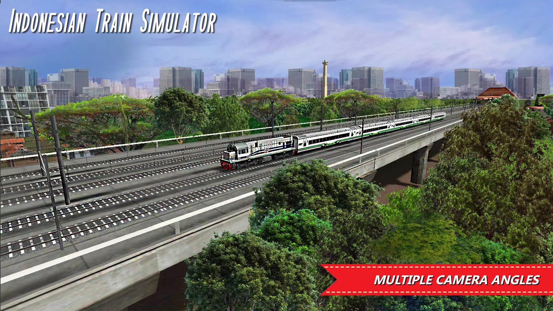 Indonesian Train Sim: Game Captura de pantalla 0