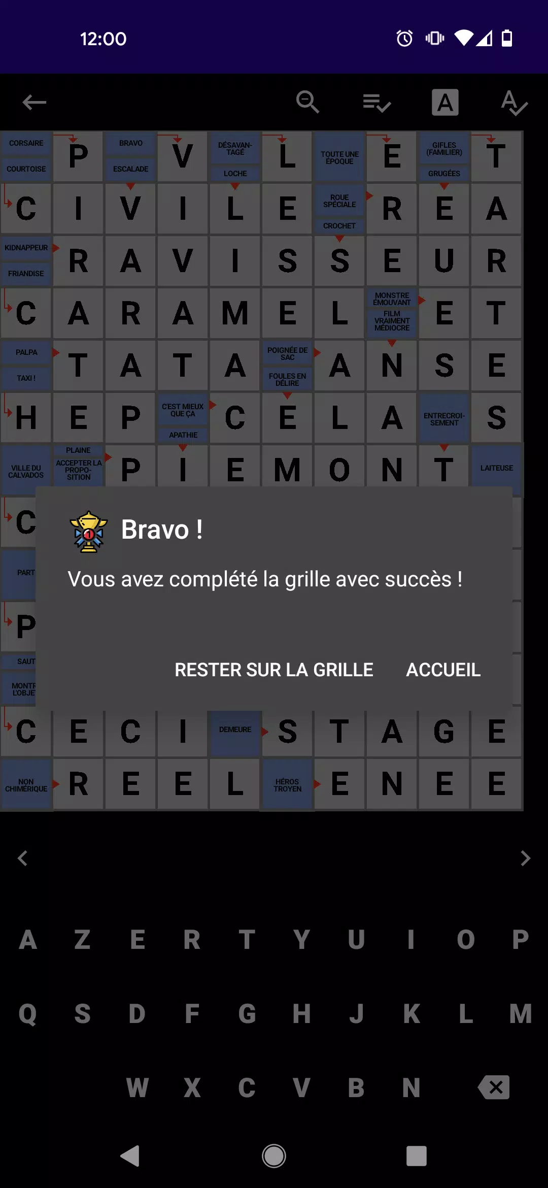 Mots Fléchés Français Captura de pantalla 2