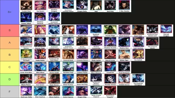 anime card clash tier list