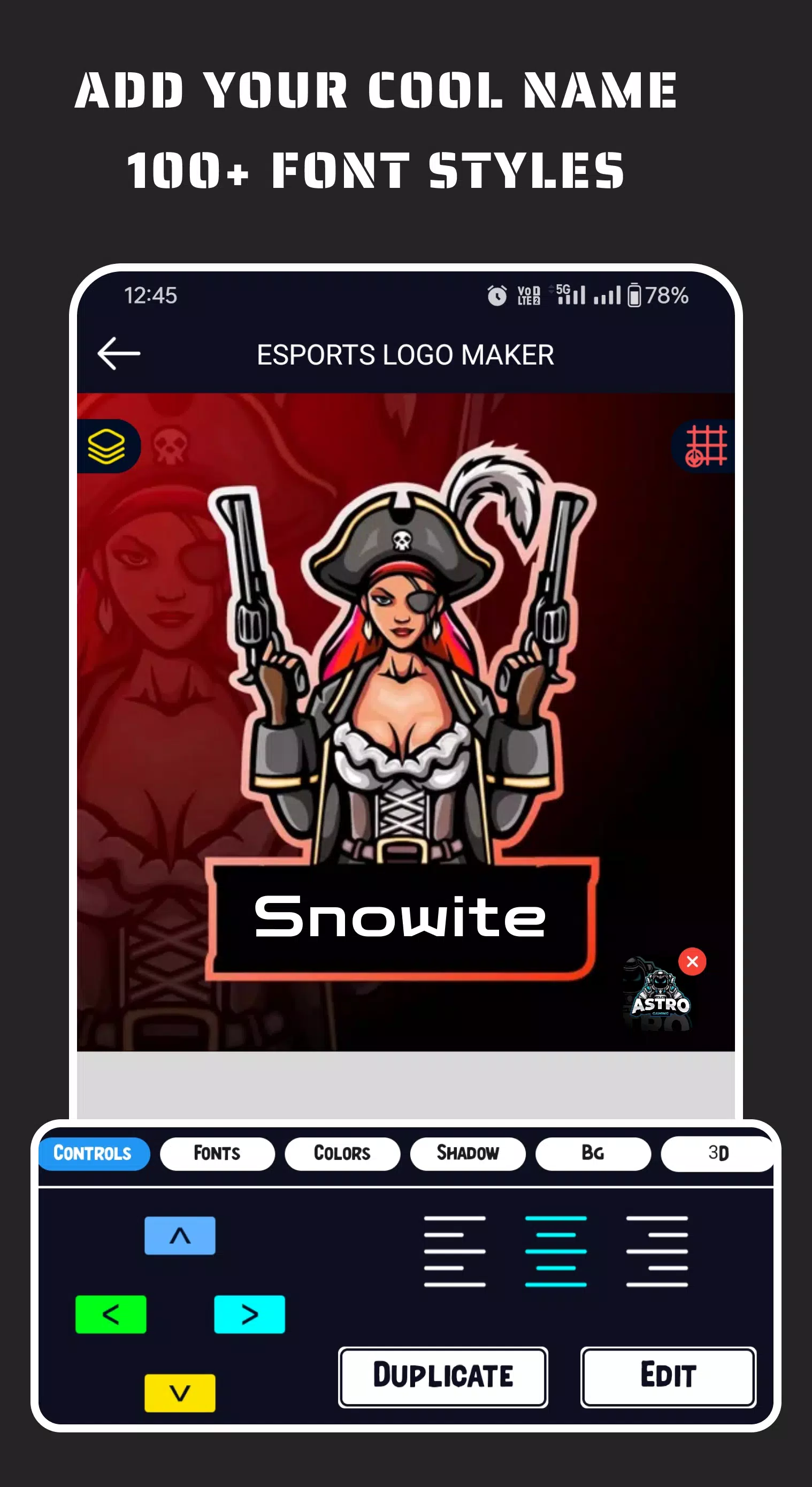 Esportify: Gaming Logo Maker 스크린샷 2
