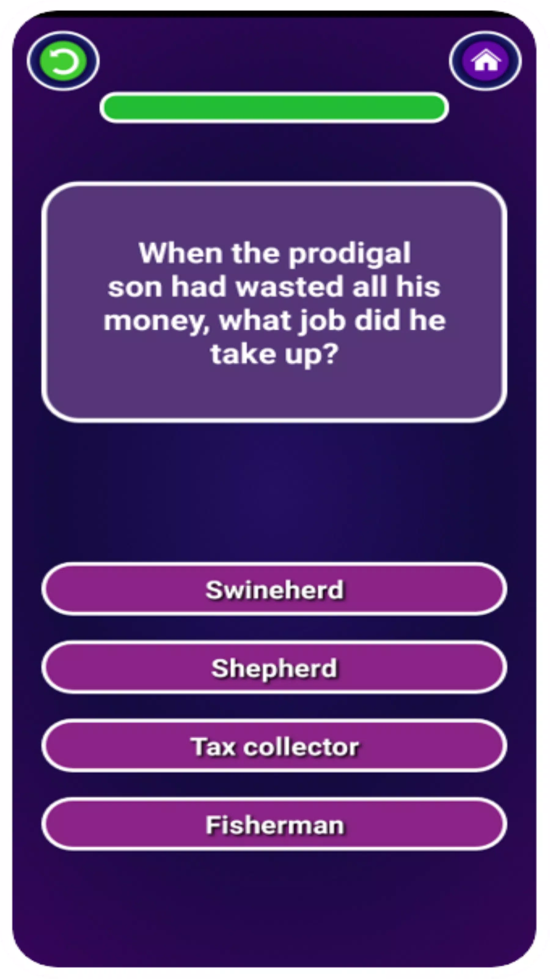Bible Quiz & Answers Capture d'écran 0