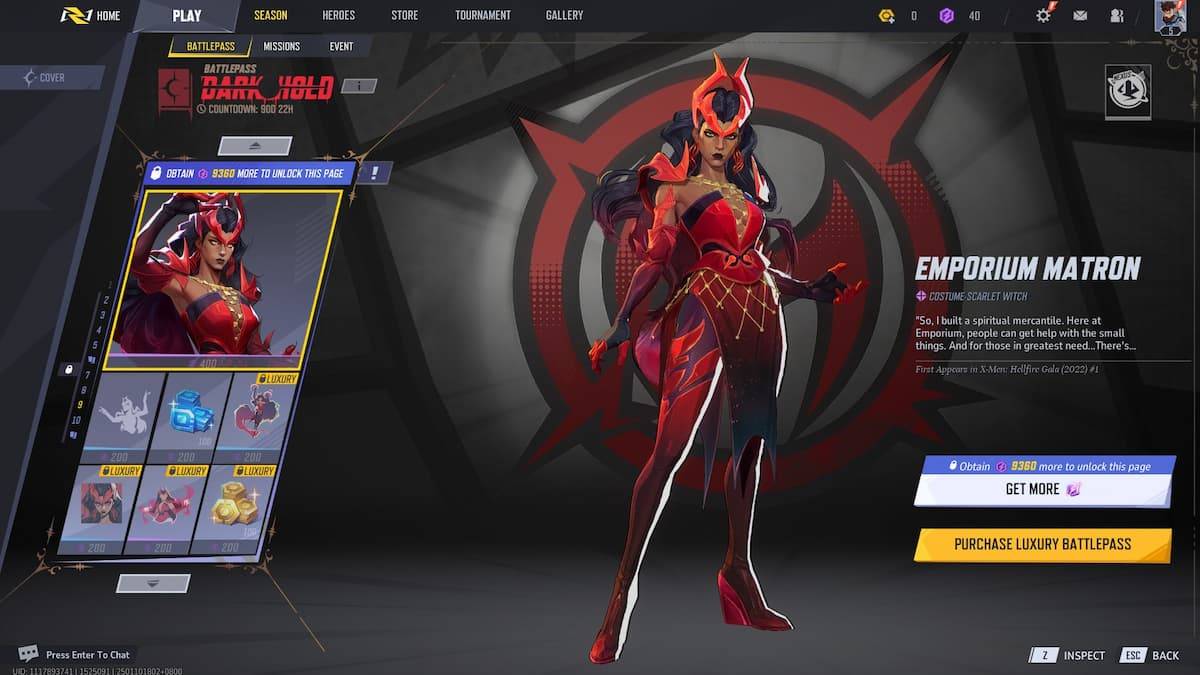Emporium Matron Scarlet Witch Skin