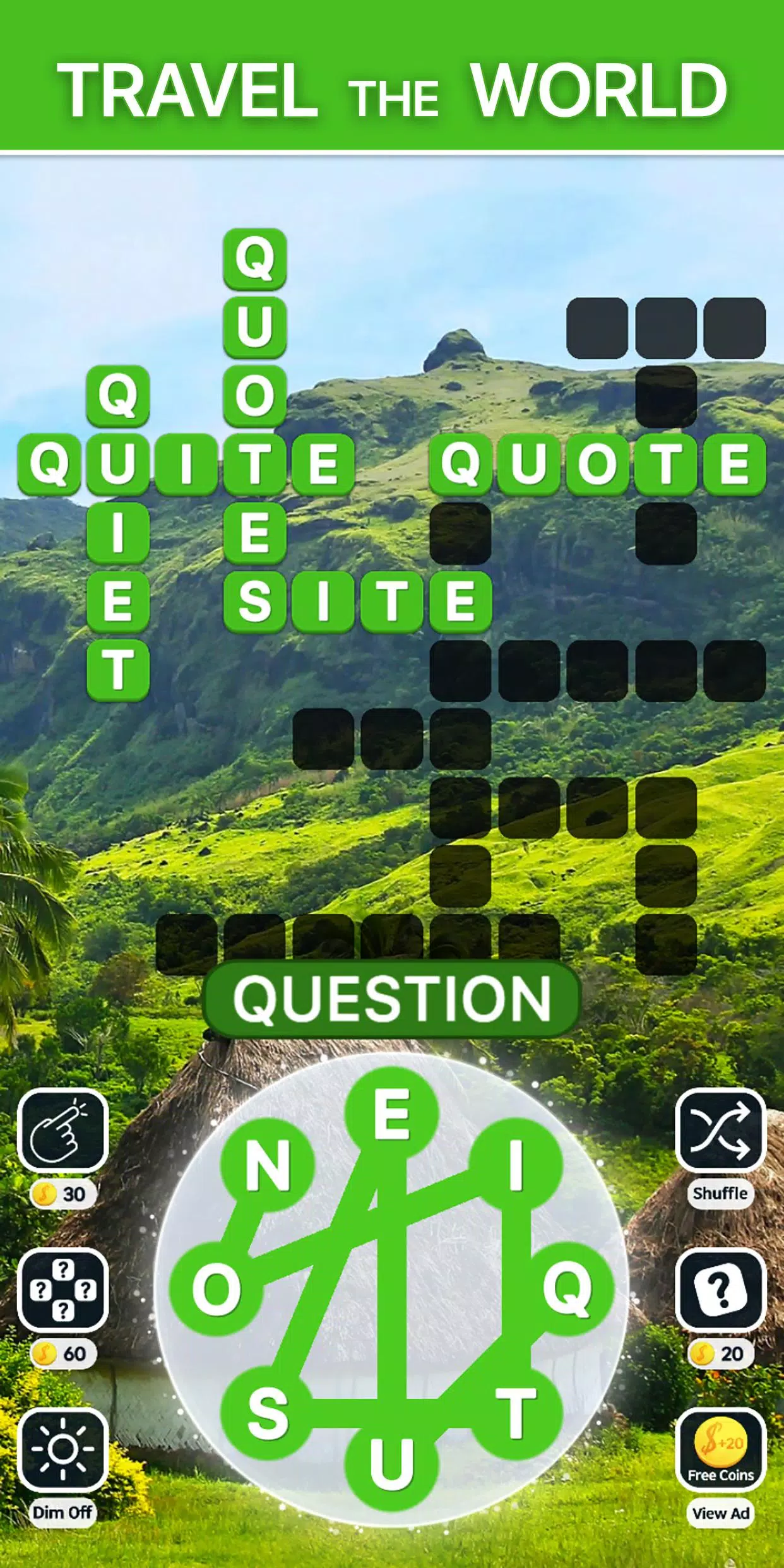 Word Swipe World Tour Connect Captura de pantalla 2