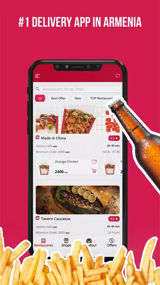 Menu.am-Food and more Delivery Captura de pantalla 0