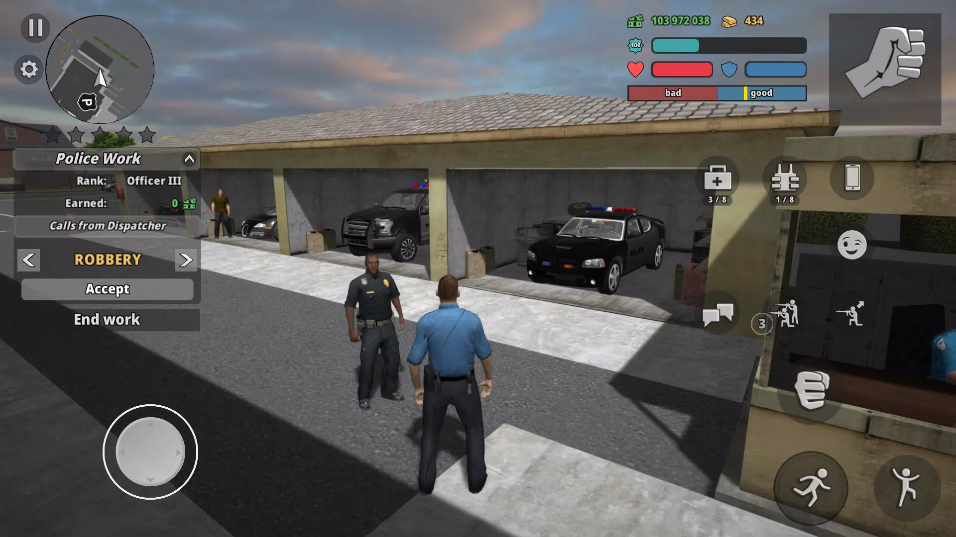 Police Cop Simulator. Gang War スクリーンショット 2