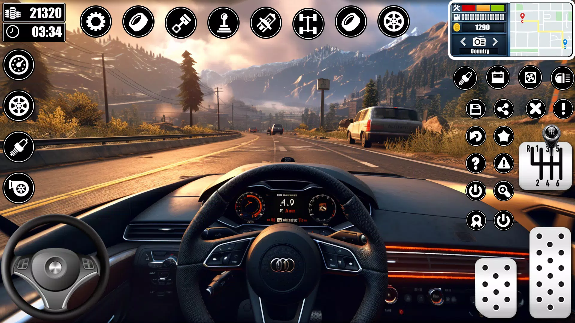 Real Car Driving School Games 스크린샷 2