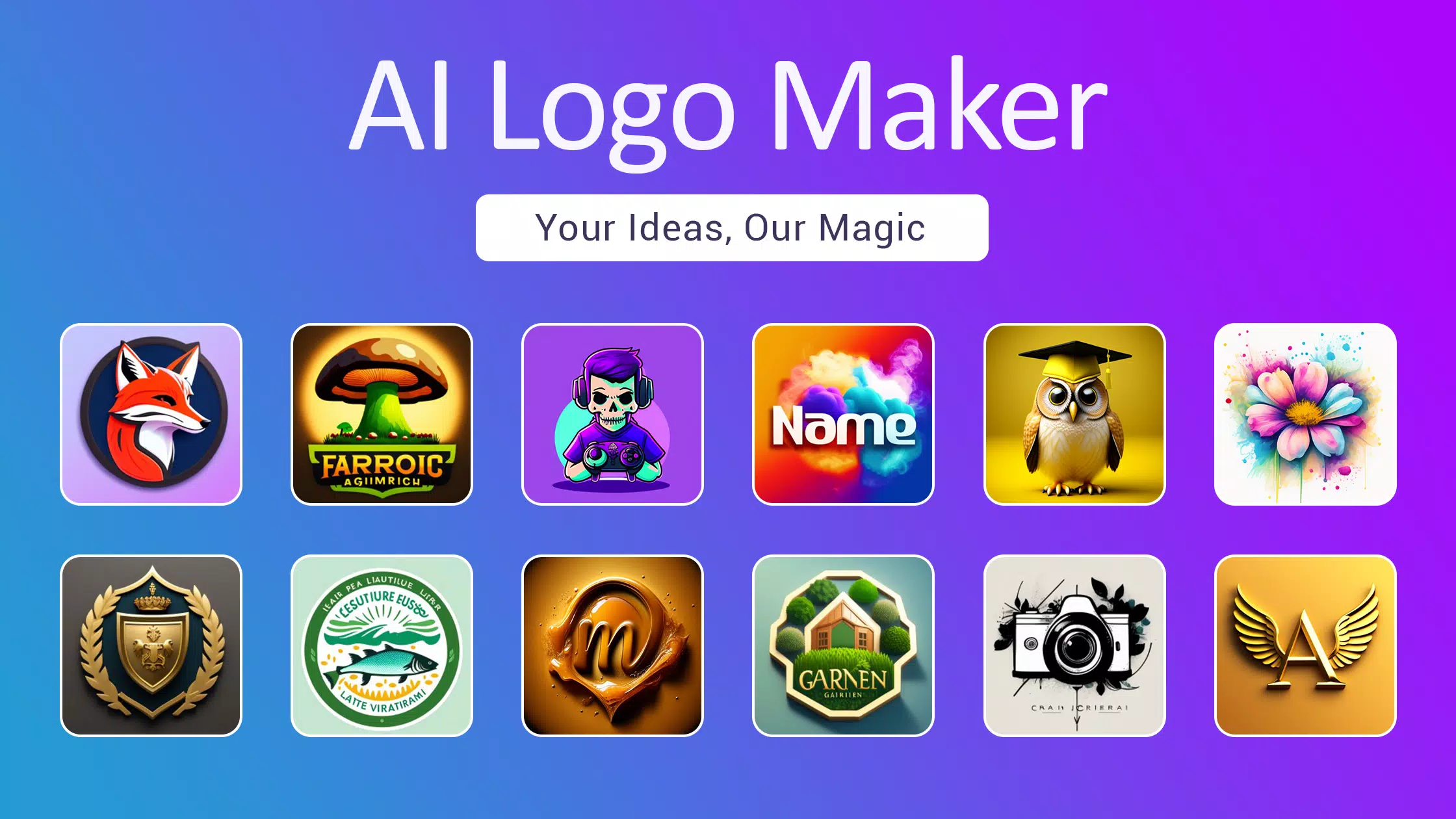 Logo maker AI Logo generator スクリーンショット 0