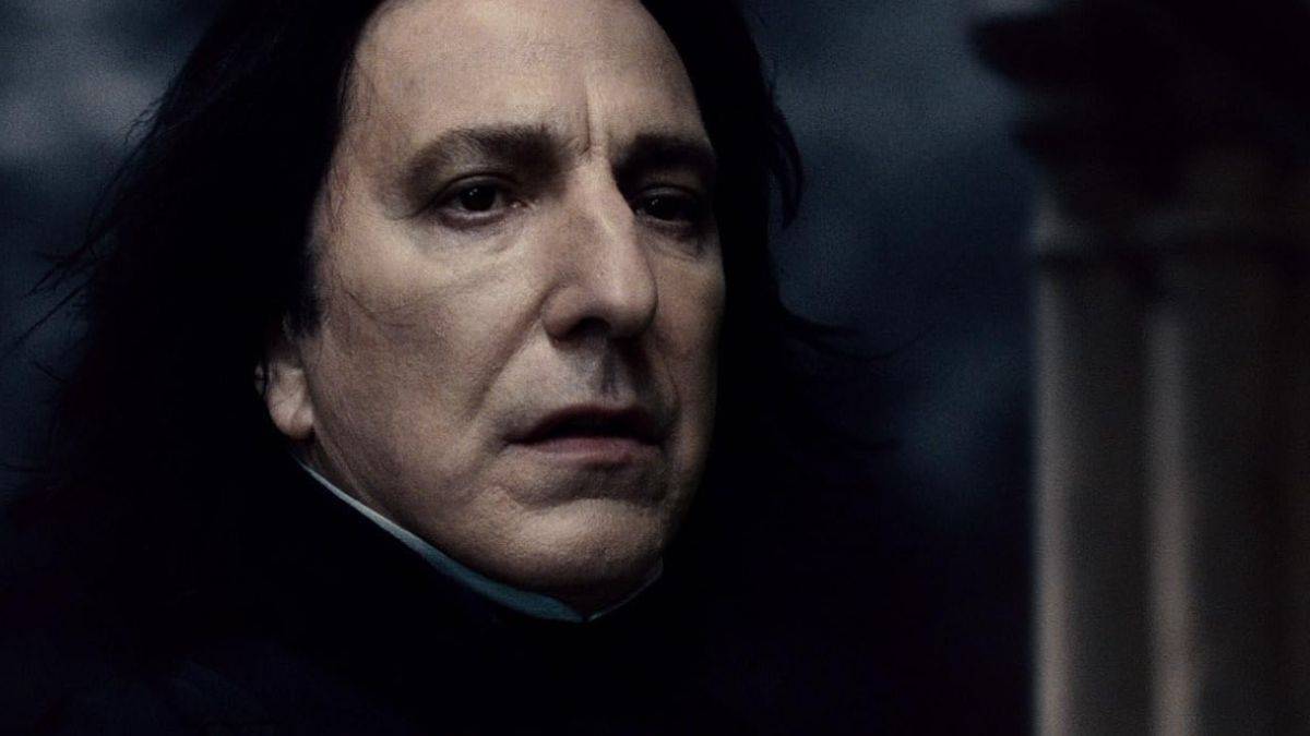 Alan Rickman nel ruolo di Severus Snape in Harry Potter e il Principe del Blood