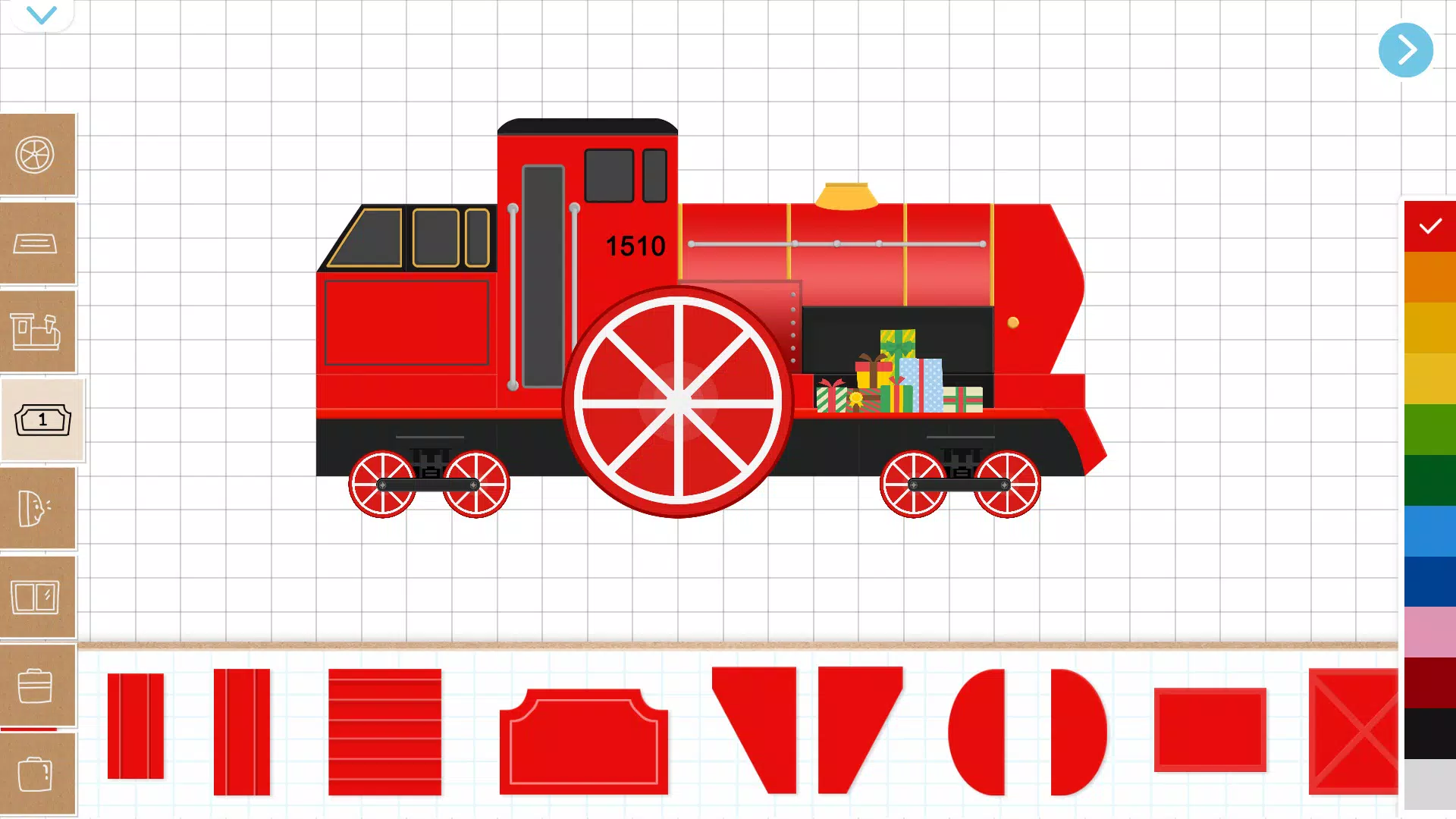 Christmas Train Game For Kids Ekran Görüntüsü 0