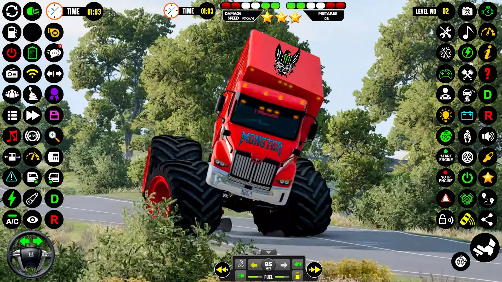 4x4 Monster Truck Game - Derby Captura de pantalla 0