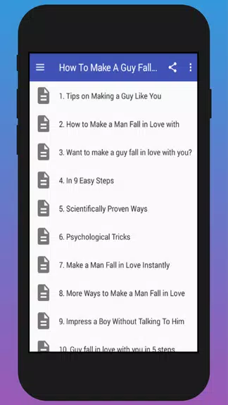How To Make a Guy Fall in Love With You Captura de pantalla 0