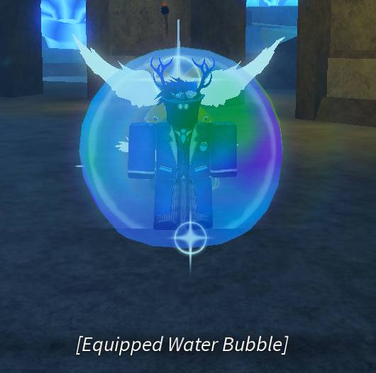 Ang isang manlalaro ng Fisch ay gumagamit ng bubble ng tubig