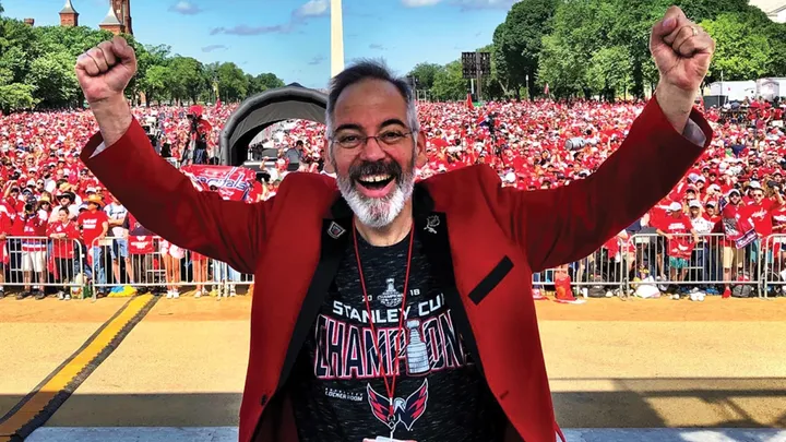 Pelakon suara Bethesda Wes Johnson sedang dalam pemulihan. Kredit Imej: Wes Johnson, Bill Glasser, Kimberly Johnson, dan Shari Elliker pada GoFundme.