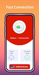 USA VPN - Fast VPN USA Proxy ဖန်သားပြင်ဓာတ်ပုံ 1