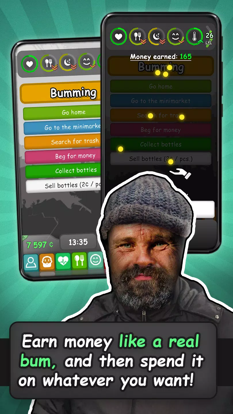 Homeless: Life Simulator Captura de pantalla 0