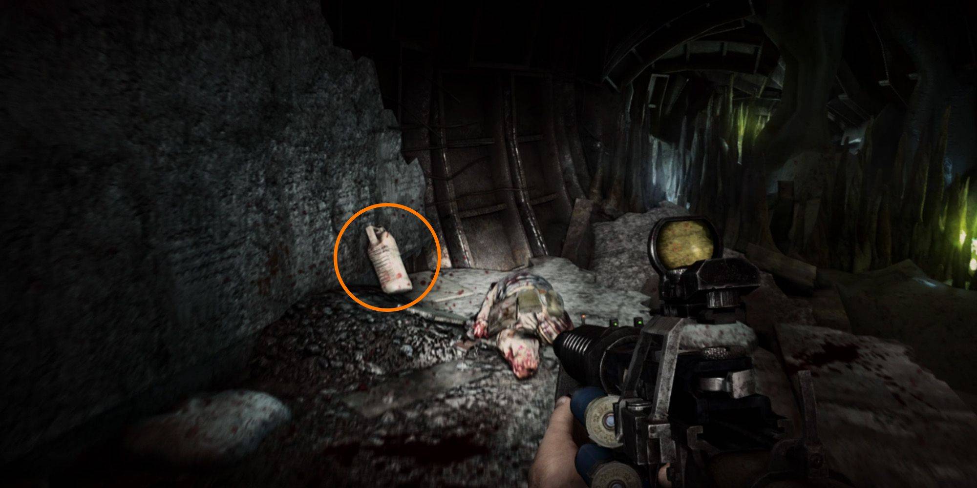 Metro 2033的被诅咒车站的炸弹位置