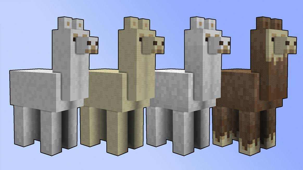 Minecraft llama varieties