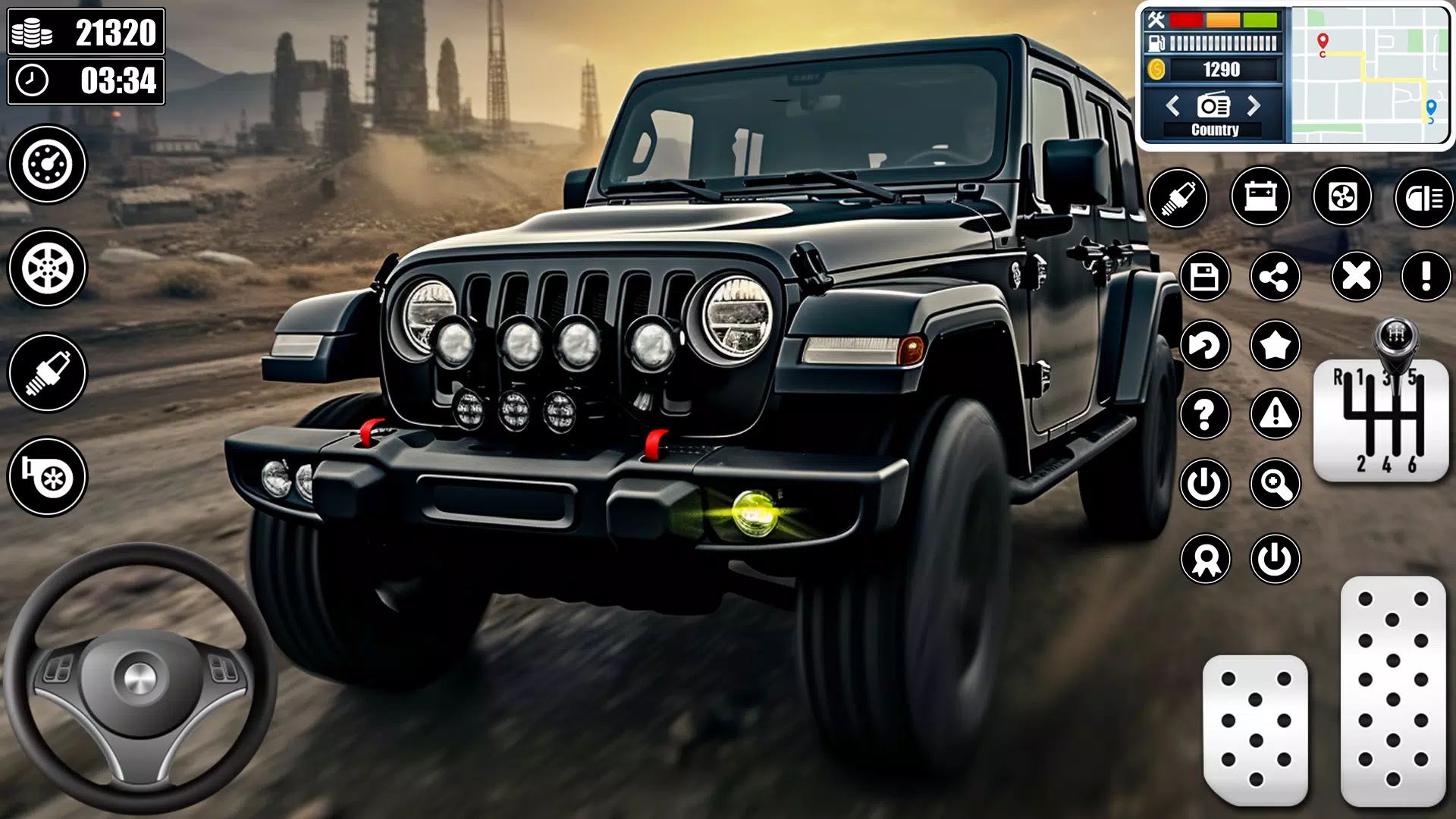 Real Car Driving School Games 스크린샷 0
