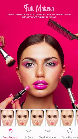 Beauty Face Makeover Camera Скриншот 3