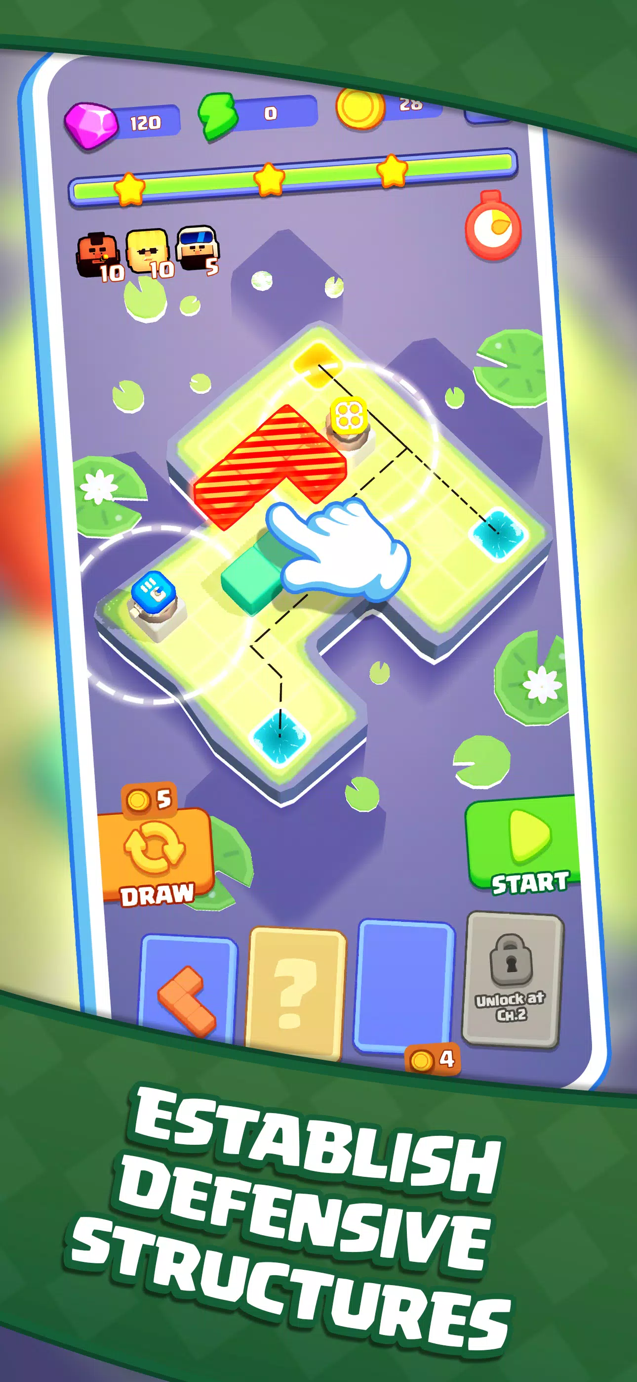 Block Blast: Tower Defense Скриншот 2