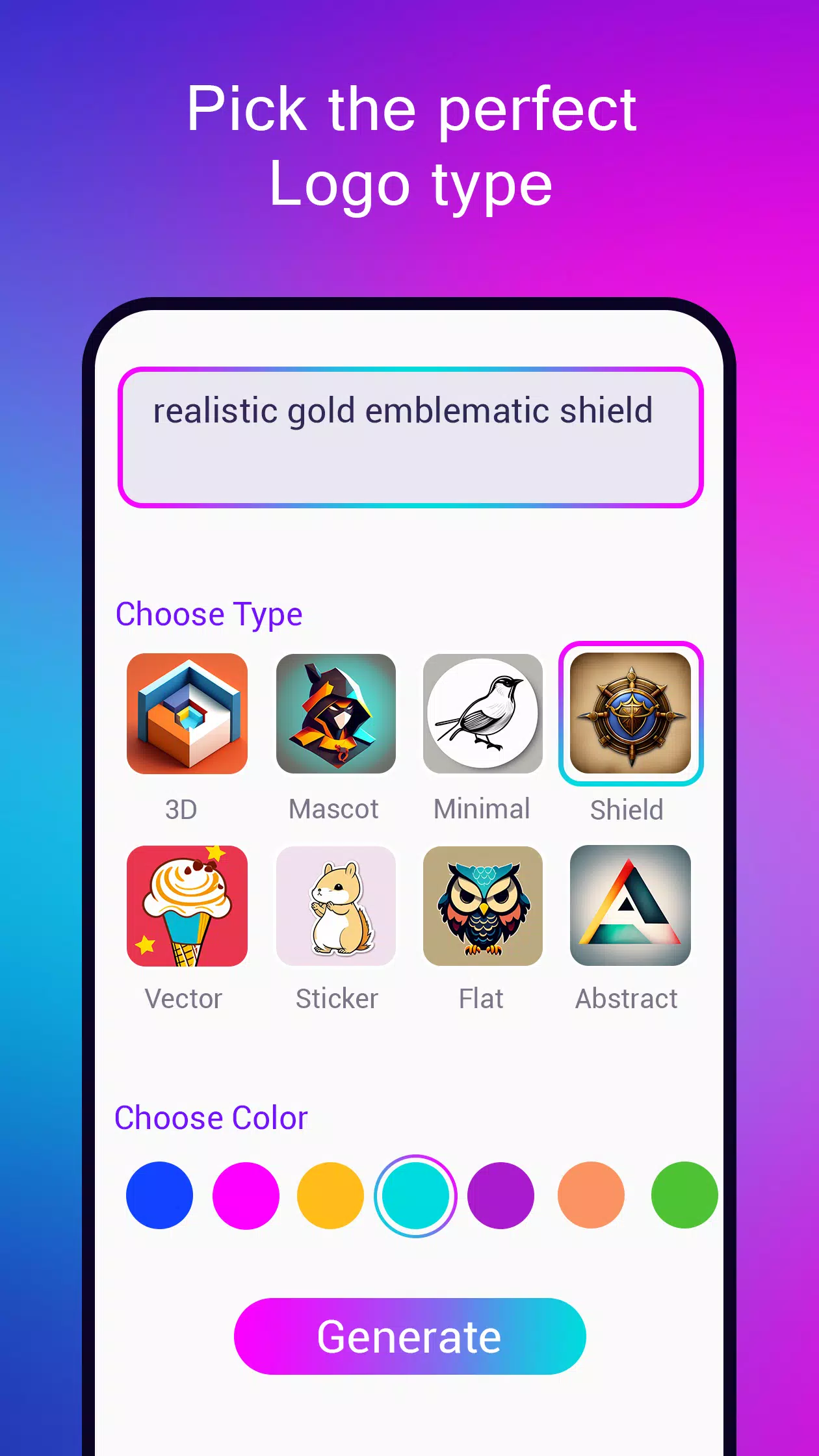 Logo maker AI Logo generator スクリーンショット 2
