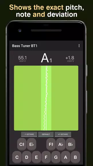 Bass Tuner BT1 Tangkapan skrin 1