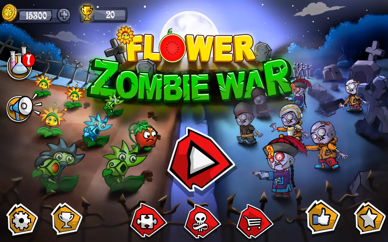 Flower Zombie War スクリーンショット 0