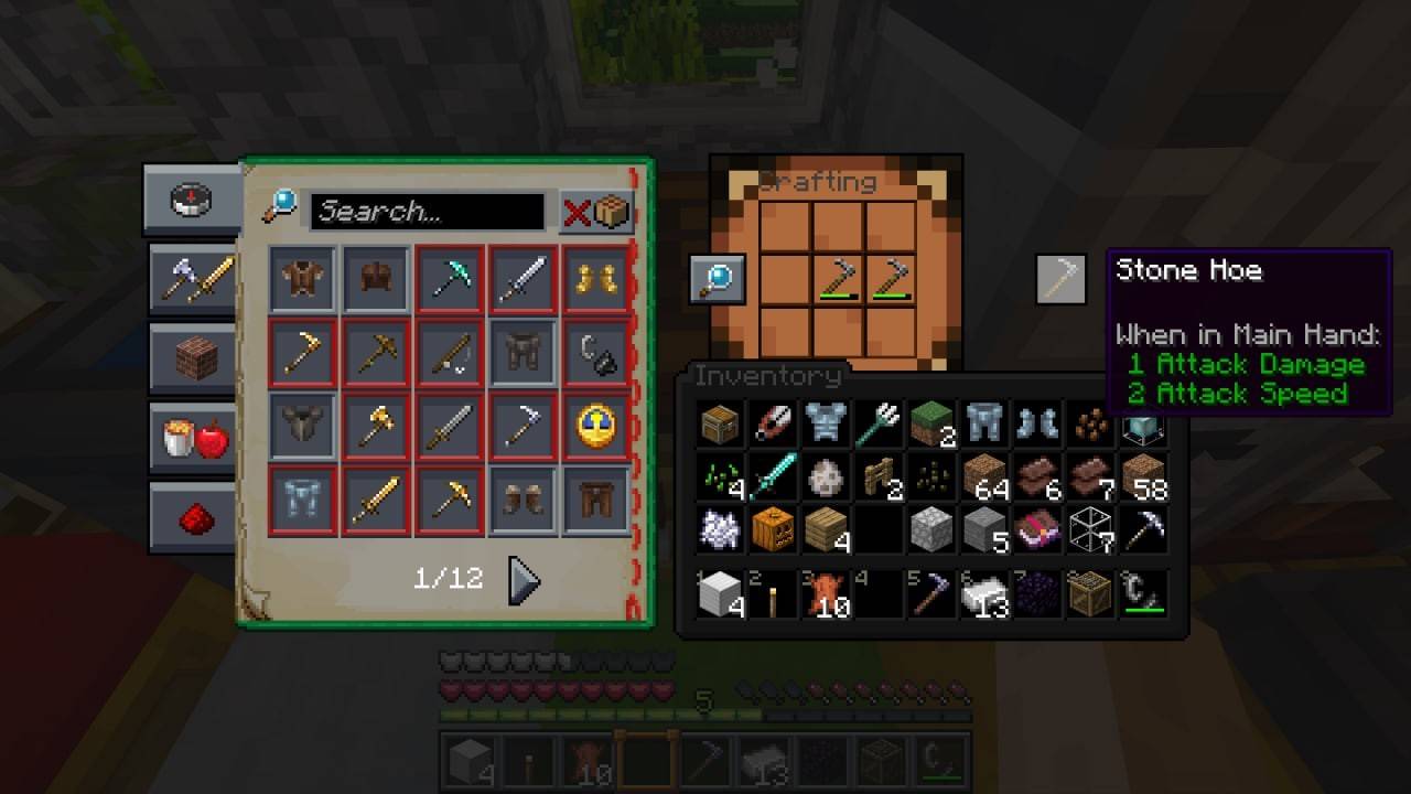 Pag -aayos ng item sa Minecraft