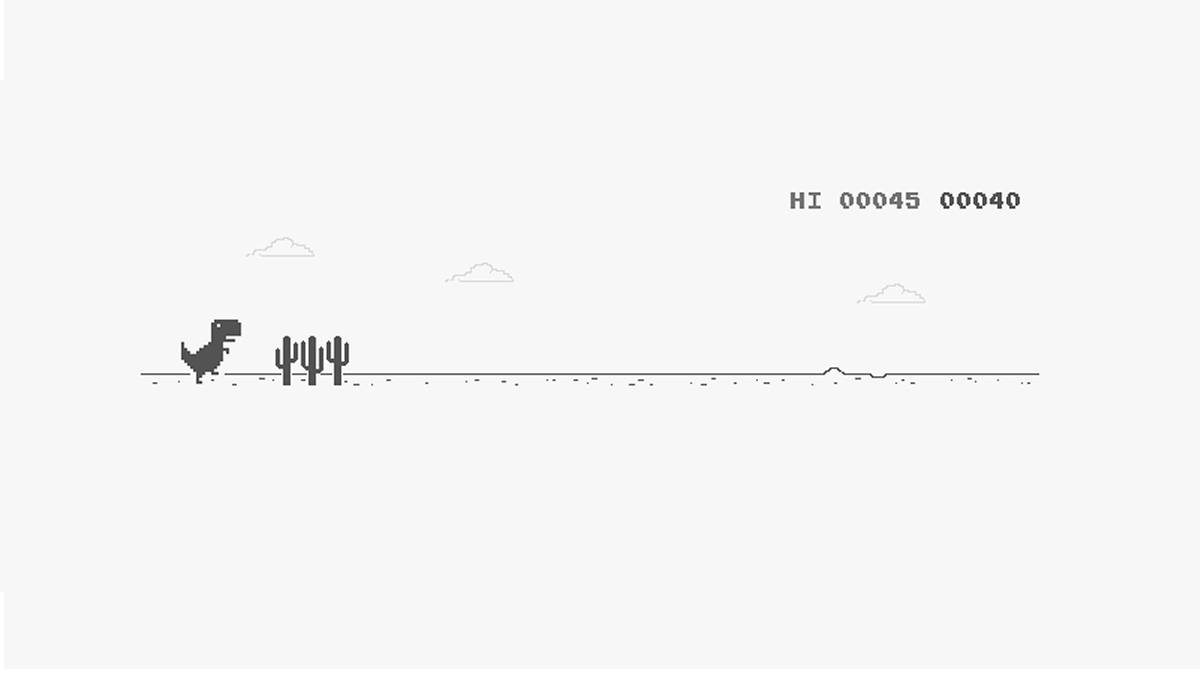 T-Rex Dash game screenshot