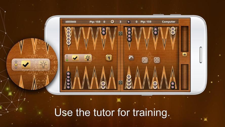 Backgammon Gold ဖန်သားပြင်ဓာတ်ပုံ 2