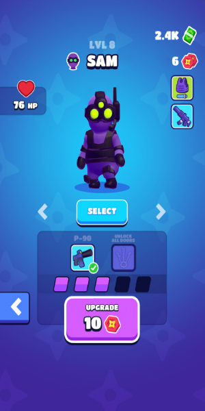 Stealth Master: Assassin Ninja Mod Tangkapan skrin 1