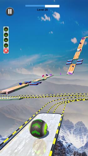 Sky Rolling Ball Master 3D Captura de pantalla 1