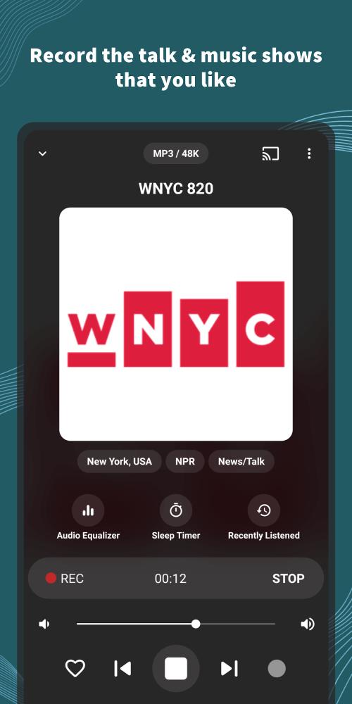 Schermata VRadio 3