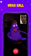 Grimace Fake Call Prank Ảnh chụp màn hình 2