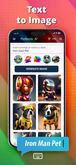 PicRemix AI Art & Avatars Capture d'écran 2